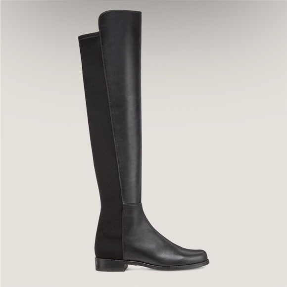 Stuart Weitzman Black Over the Knee Boots - Picture 2 of 4